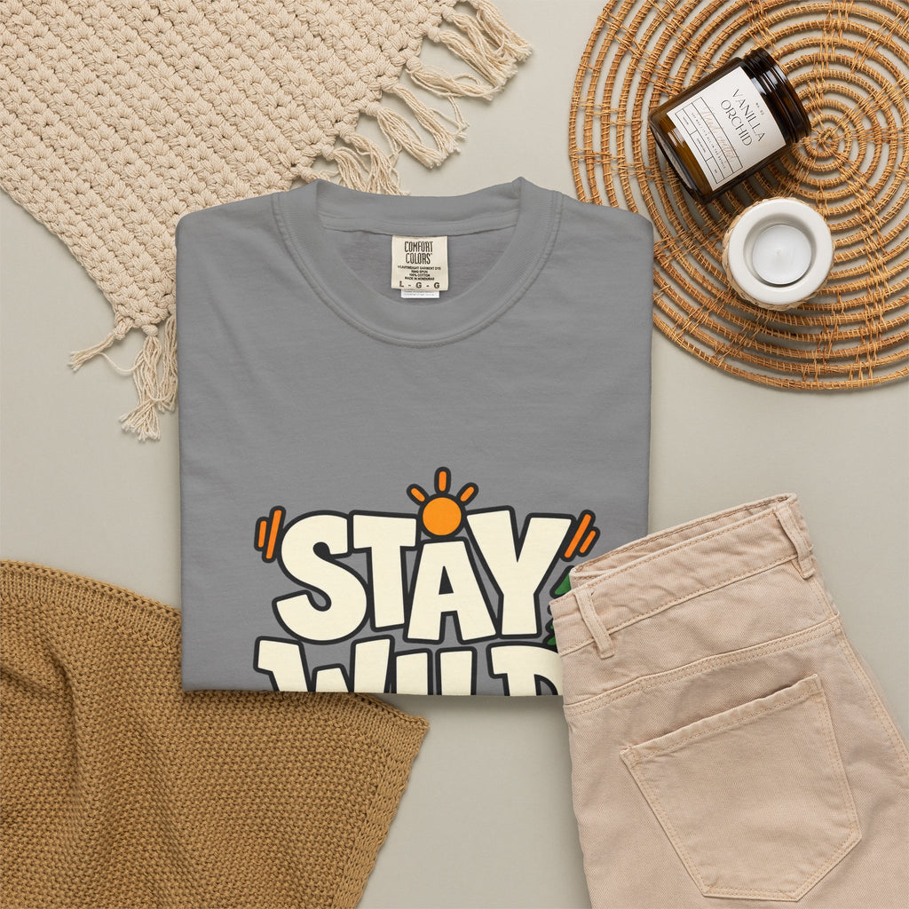 Stay Wild Every Day T-Shirt — Outdoor Adventure Graphic Tee