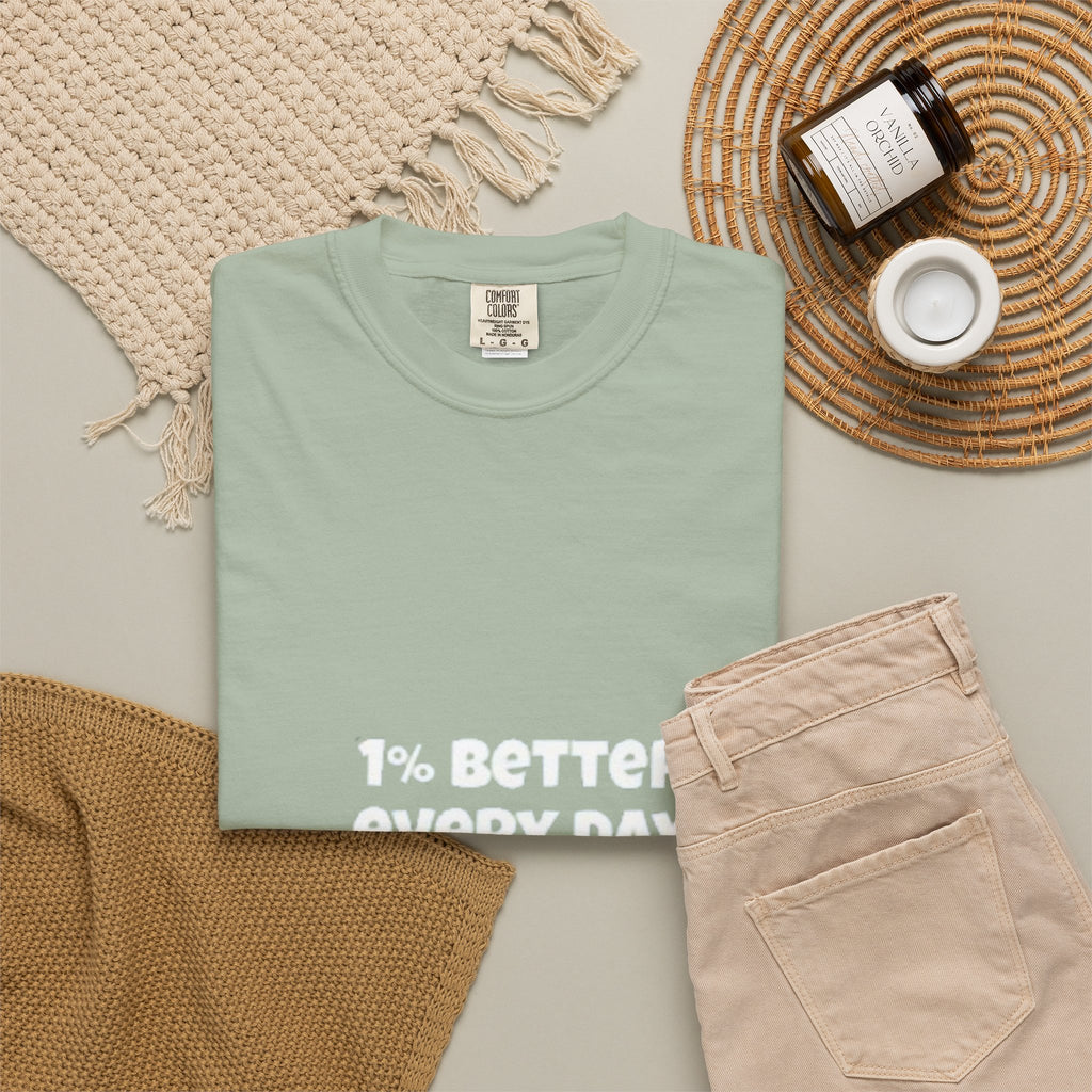 1% Better Every Day T-Shirt — Motivational Daily Progress Tee