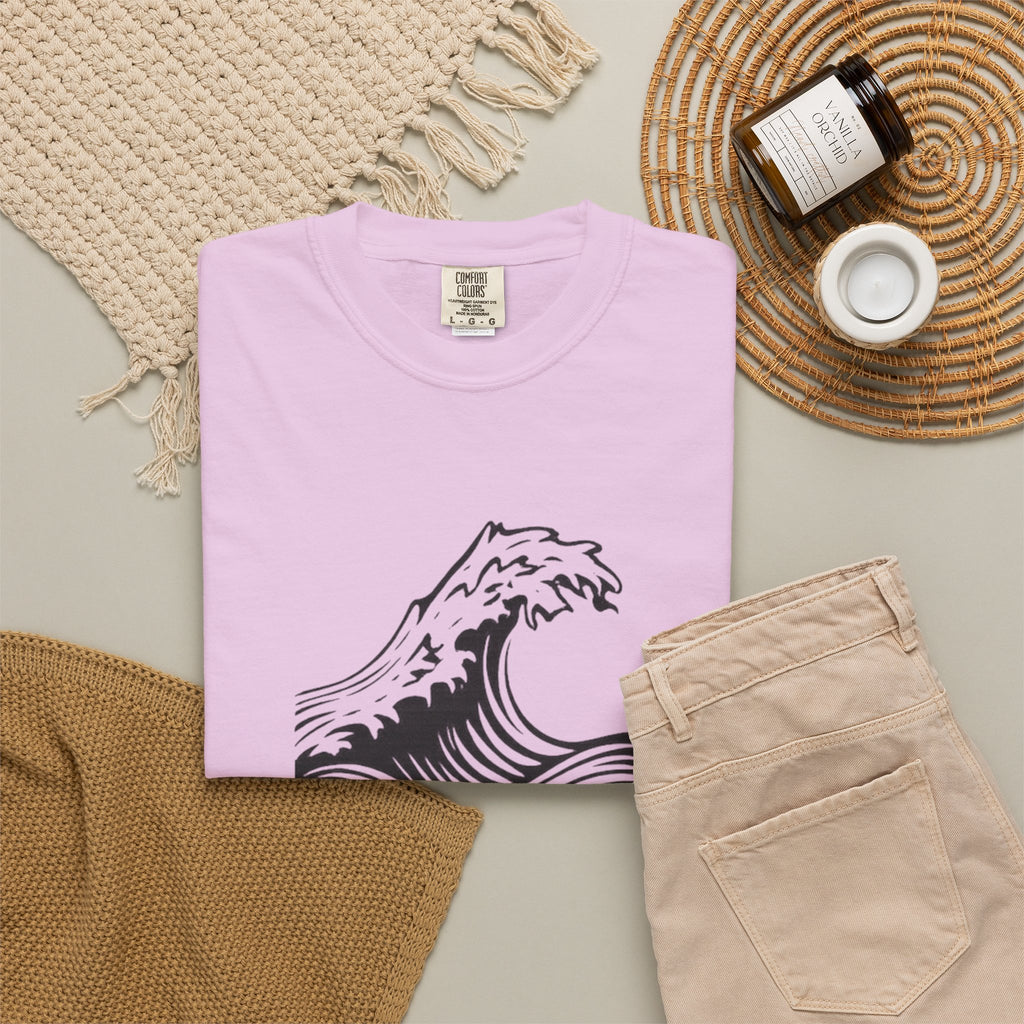 Rise Up Wave T-Shirt — Graphic Ocean Wave Tee
