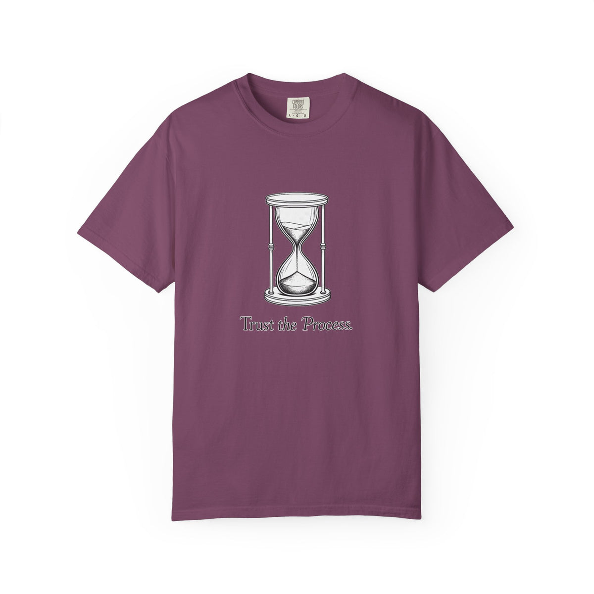 Trust the Process T-Shirt — Hourglass Graphic Inspirational Tee