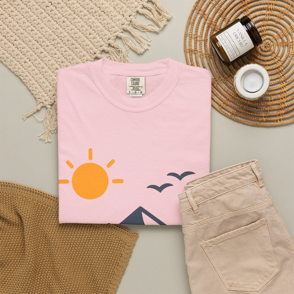 Mountain Sunrise T-Shirt — Scenic Outdoor Graphic Tee