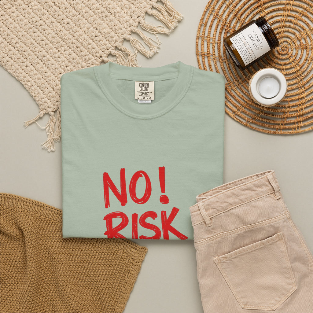 No Risk No Story T-Shirt — Motivational Graphic Tee