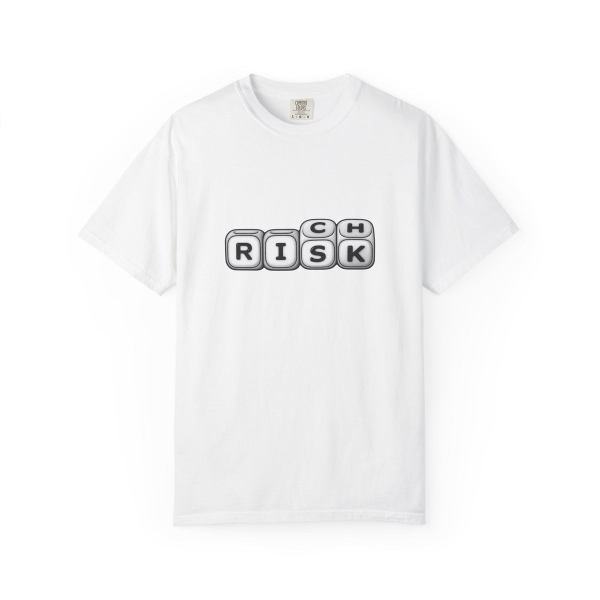 T-Shirt — 'RISK' Dice Block Graphic Tee