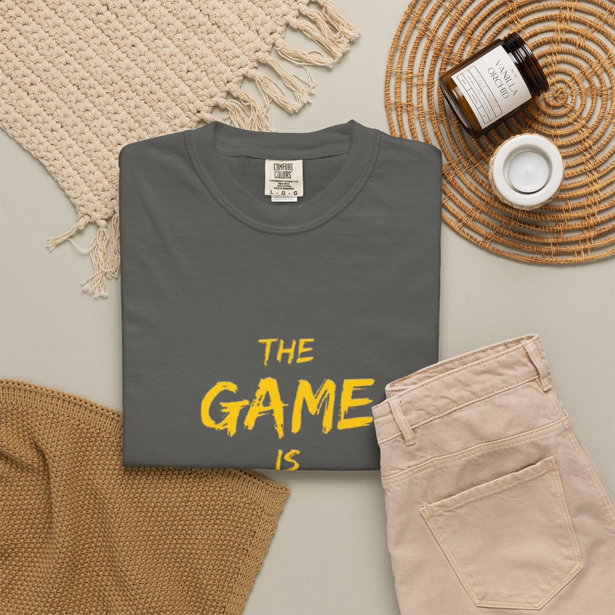 T-Shirt — “The Game Is Not Over” Motivational Graphic Tee