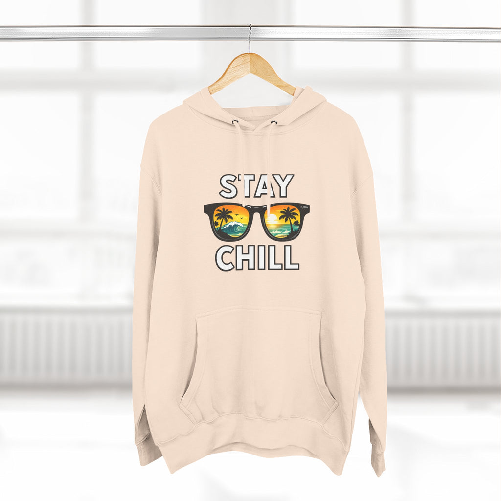 Stay Chill Sunglasses Hoodie — Casual Beach Vibe Pullover