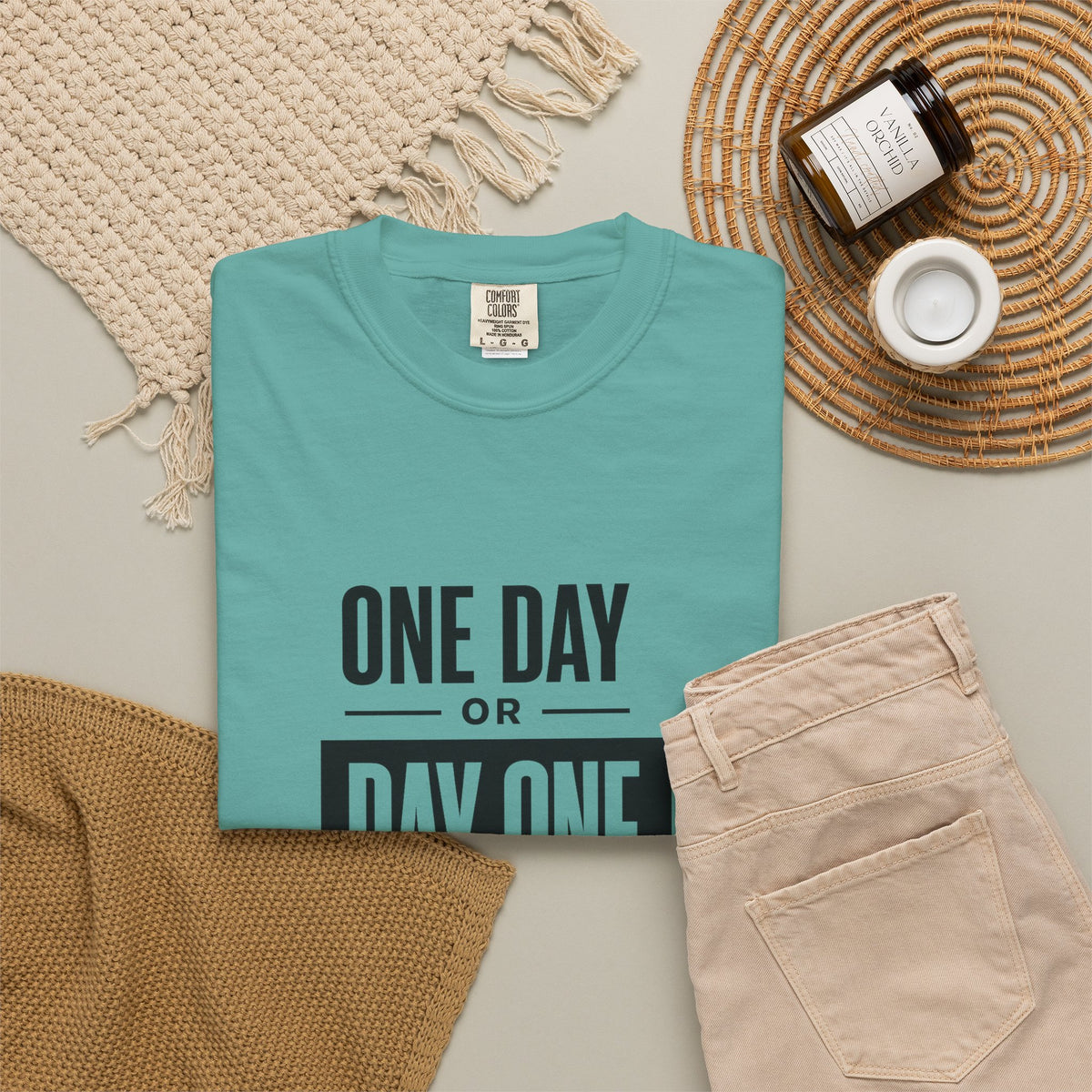 One Day or Day One Motivational T-Shirt