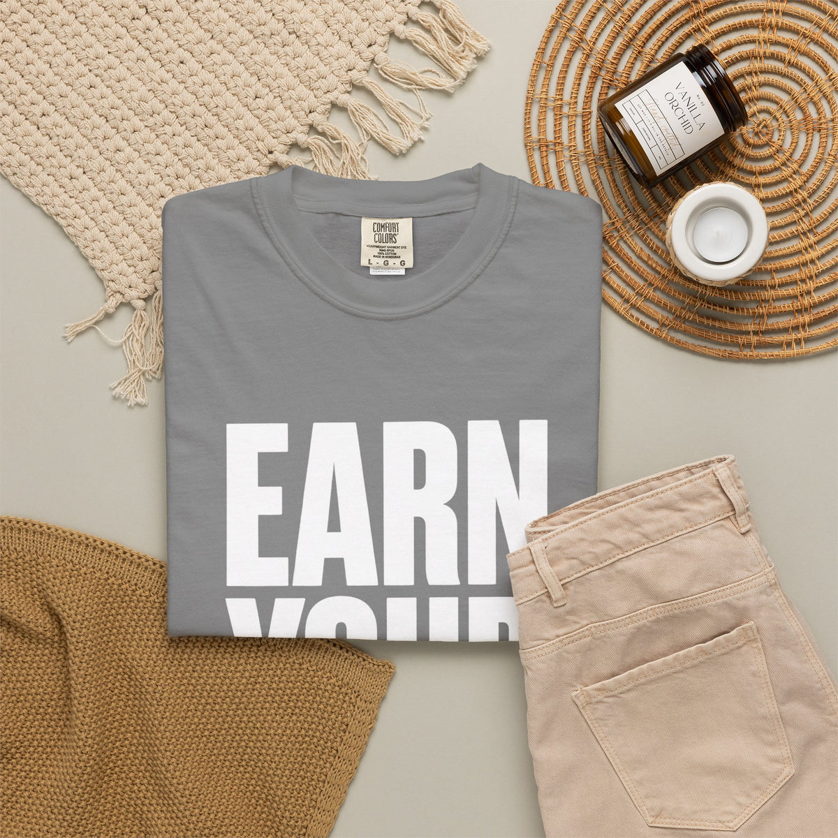 Earn Your Future T-Shirt — Motivational Graphic Tee for Goal-Getters