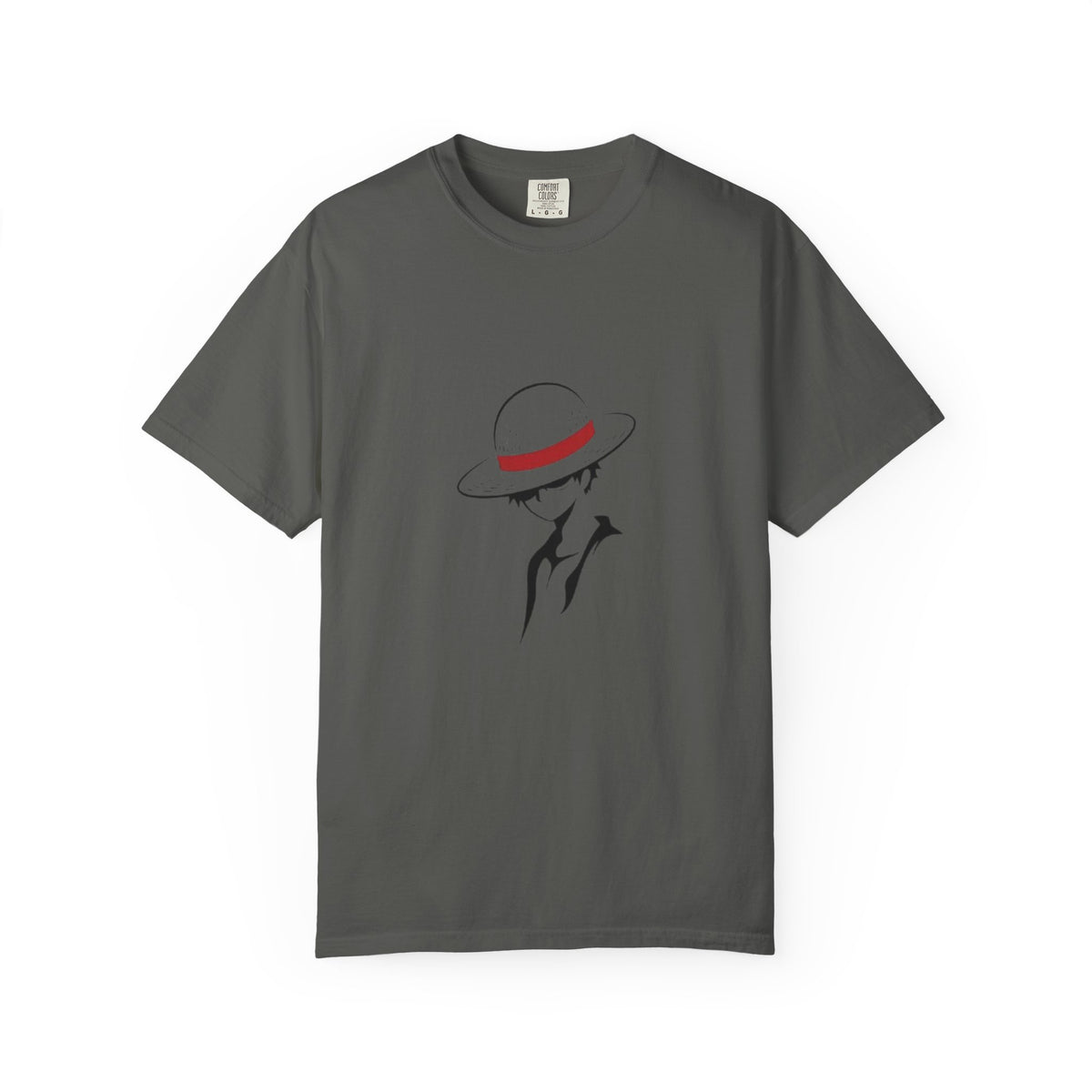 Minimal Straw Hat Silhouette T-Shirt