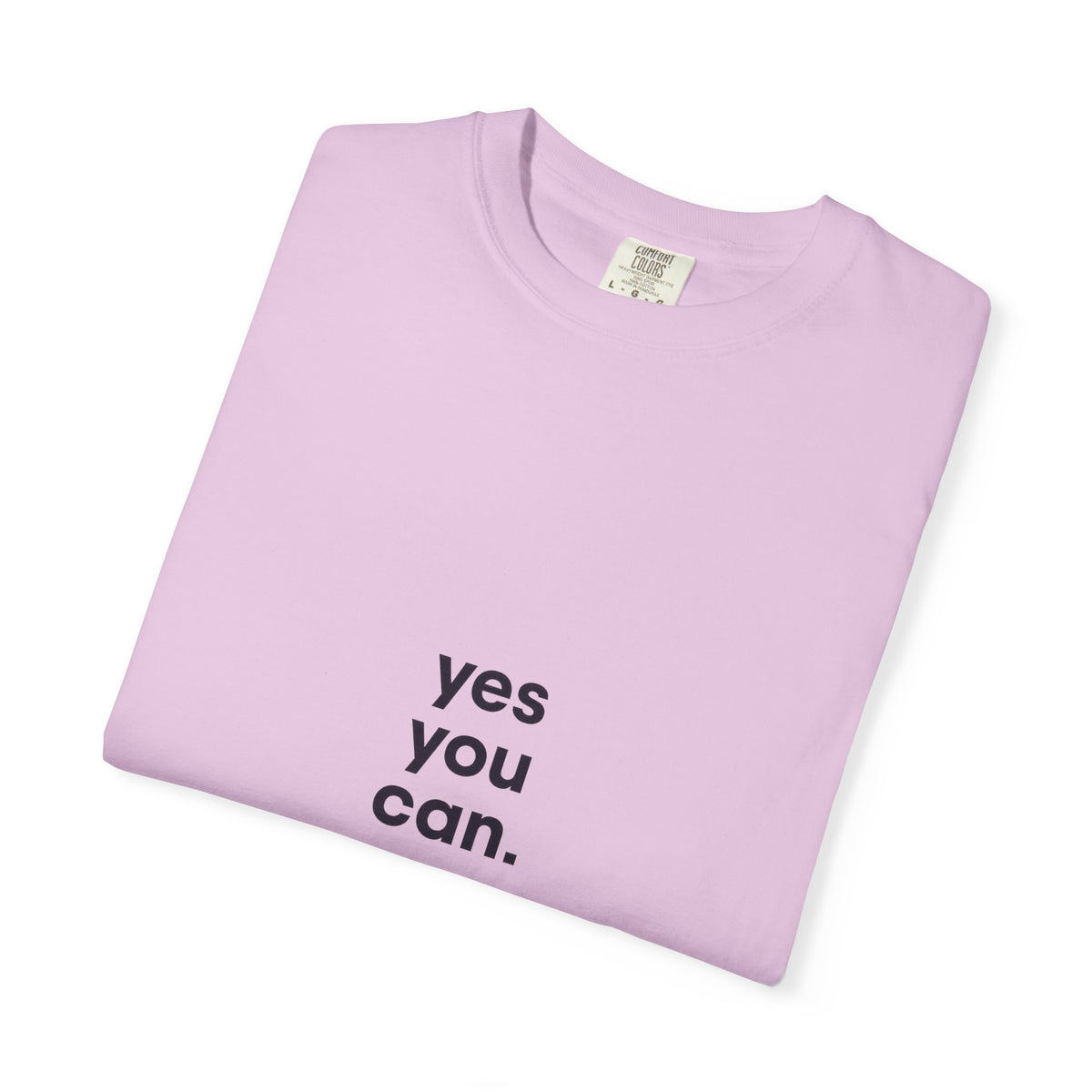 Yes You Can T-Shirt — Minimal Motivational Tee