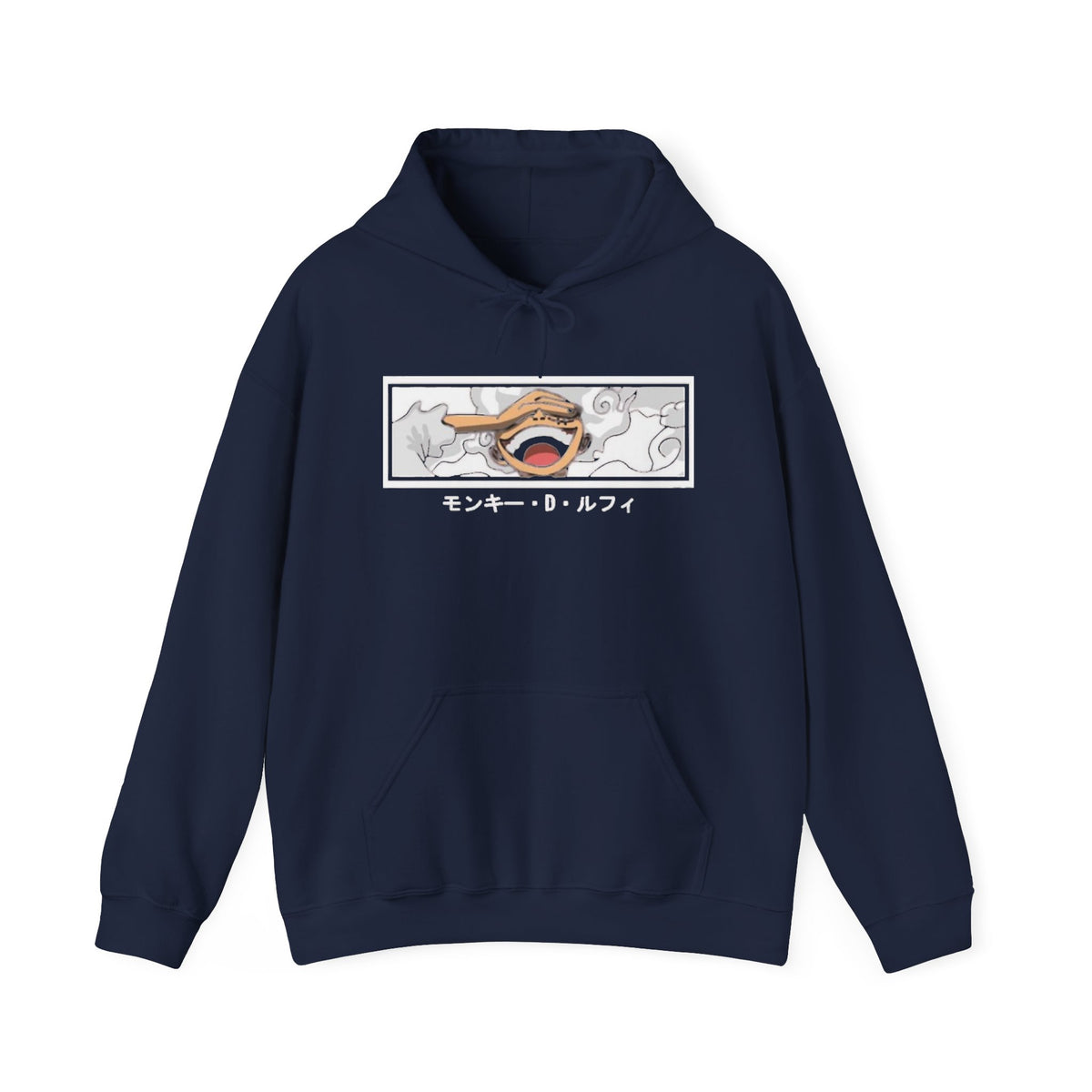Laughing Mouth Graphic Hoodie — Anime Smile Streetwear Hoodie