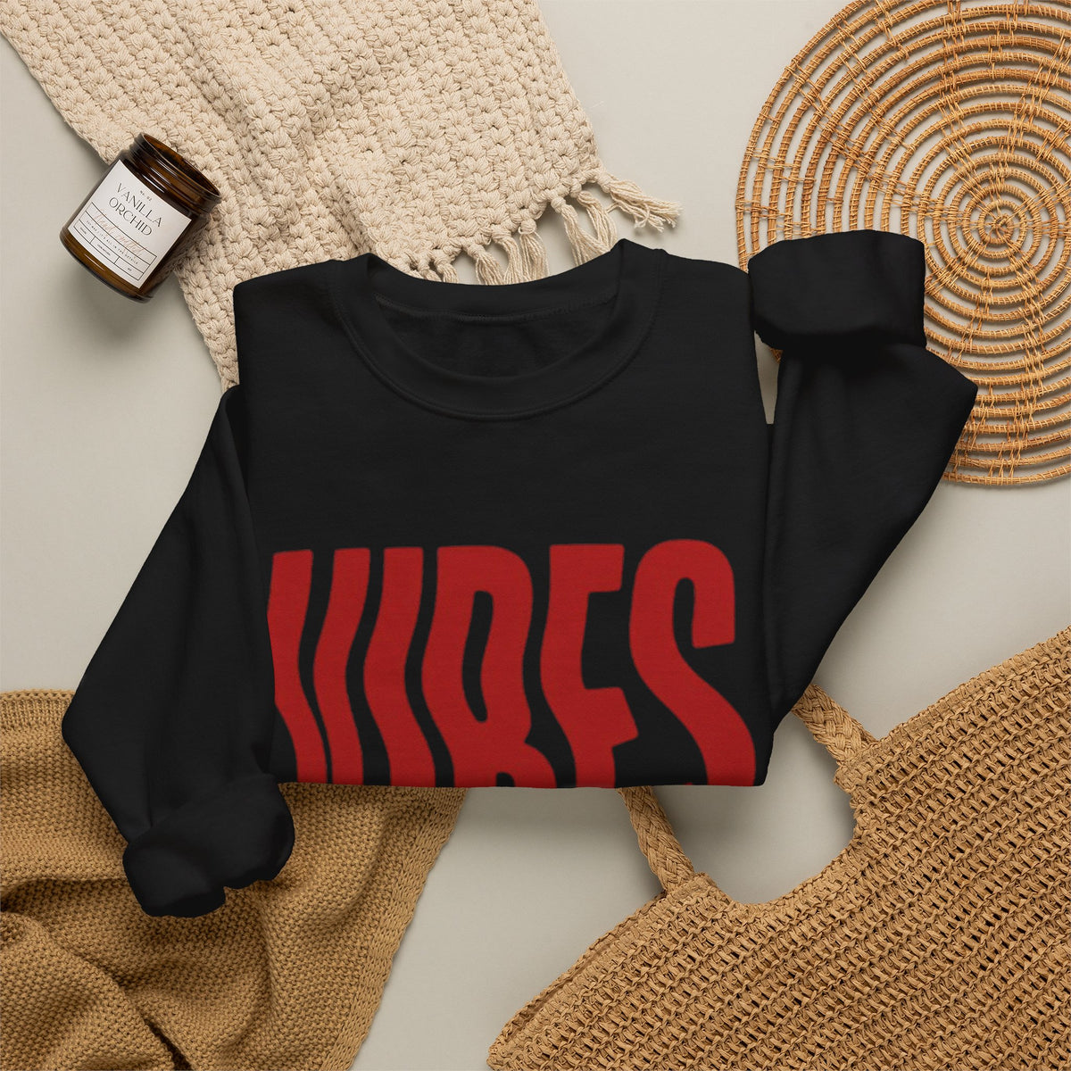 Vibes Distorted Crewneck Sweatshirt