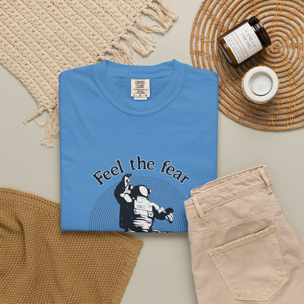 Astronaut 'Feel the Fear and Do It Anyway' Graphic T‑Shirt