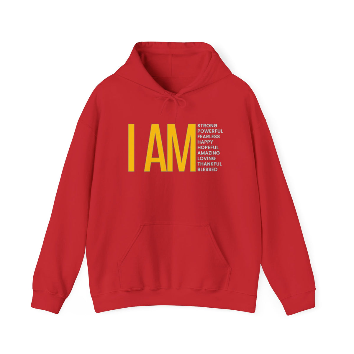 I AM Affirmation Hoodie — Inspirational Self-Love Sweatshirt