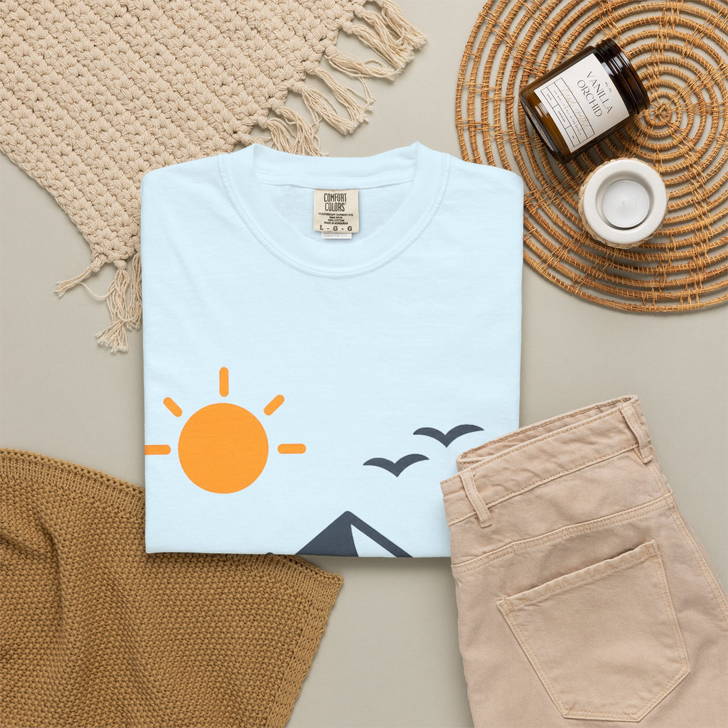 Mountain Sunrise T-Shirt — Scenic Outdoor Graphic Tee