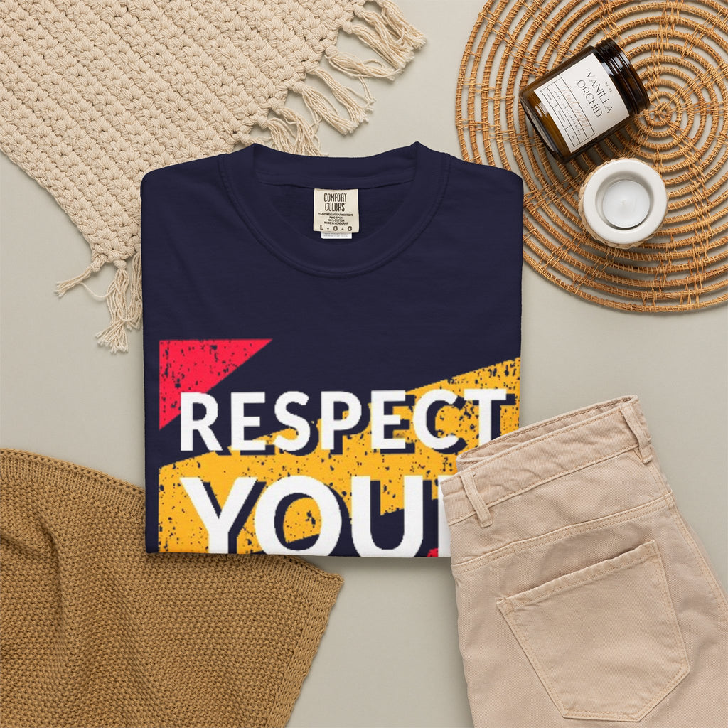 Respect Your Self T-Shirt — Empowerment Graphic Tee for Self-Care & Mental Health