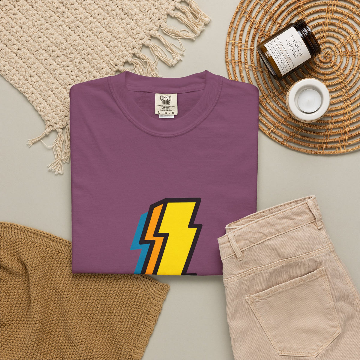 Lightning Bolt Graphic T-Shirt
