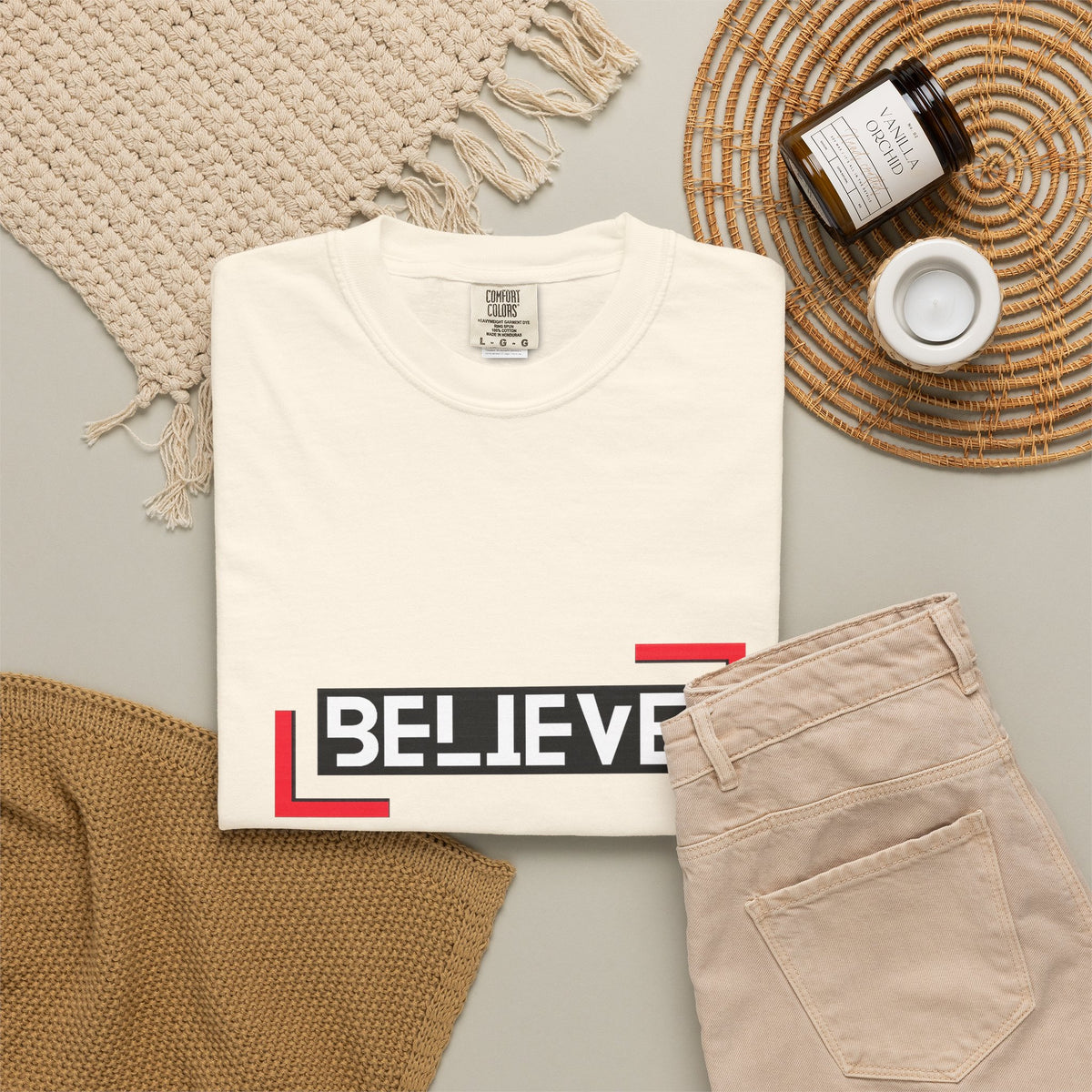 Believe Graphic T-Shirt — Bold Motivational Tee