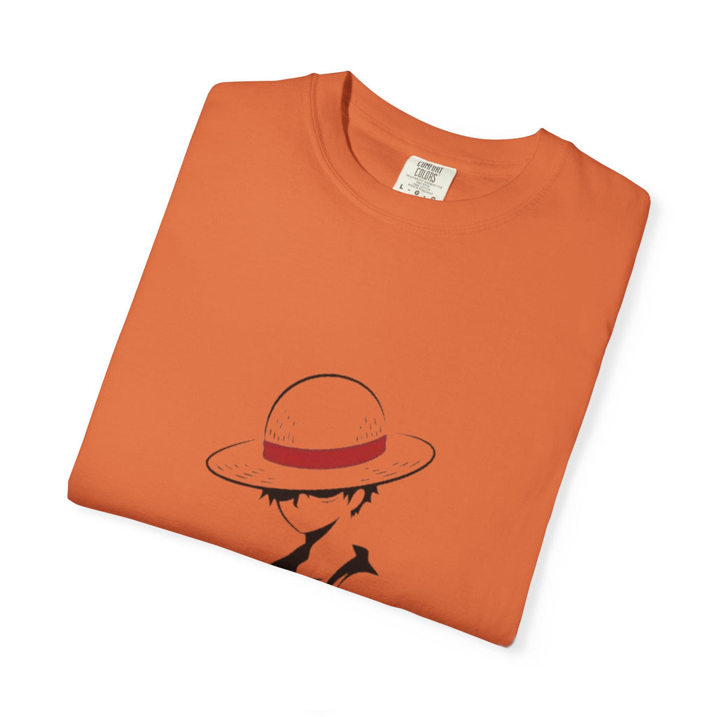 Minimal Straw Hat Silhouette T-Shirt