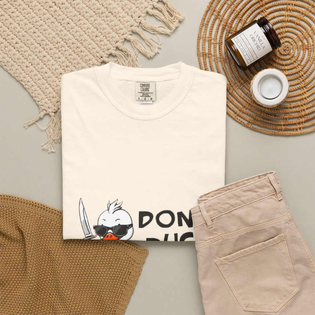 Don't Duck With Me T-Shirt — Funny Angry Duck Graphic Tee