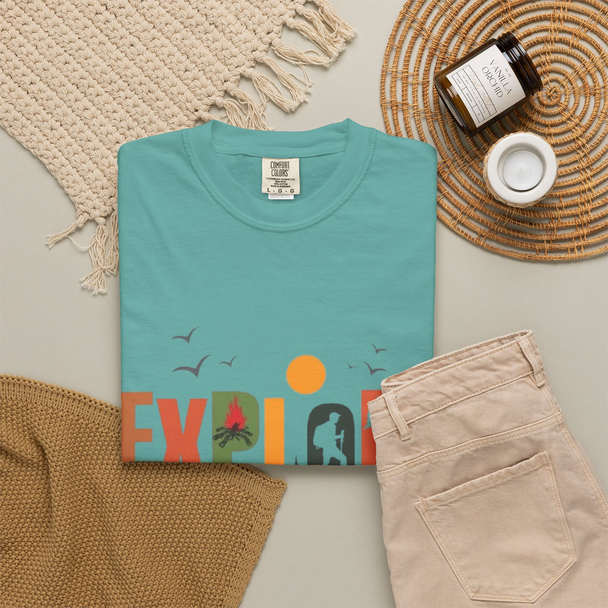 Explore Adventure T-Shirt — Outdoor Nature Graphic Tee