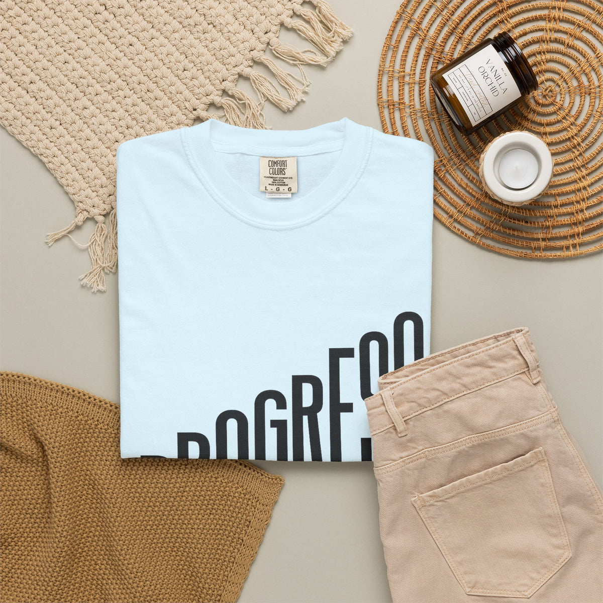 Progress Graphic T-Shirt — Modern Motivational Tee