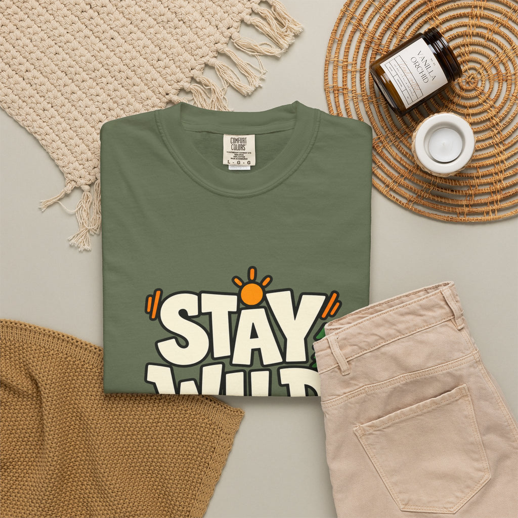 Stay Wild Every Day T-Shirt — Outdoor Adventure Graphic Tee