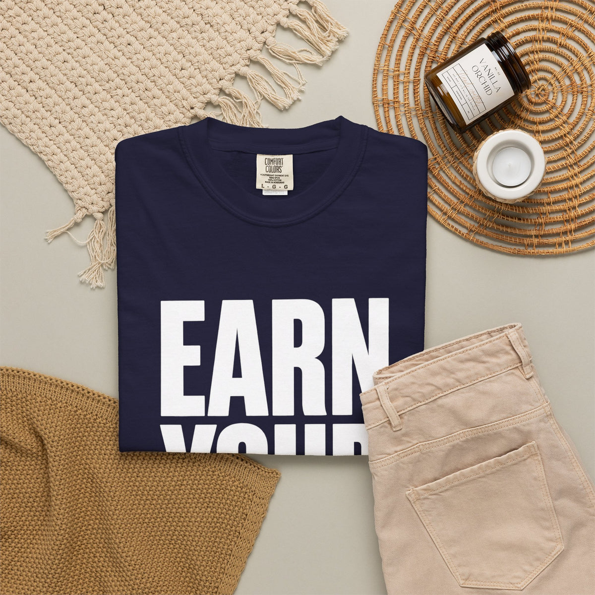 Earn Your Future T-Shirt — Motivational Graphic Tee for Goal-Getters