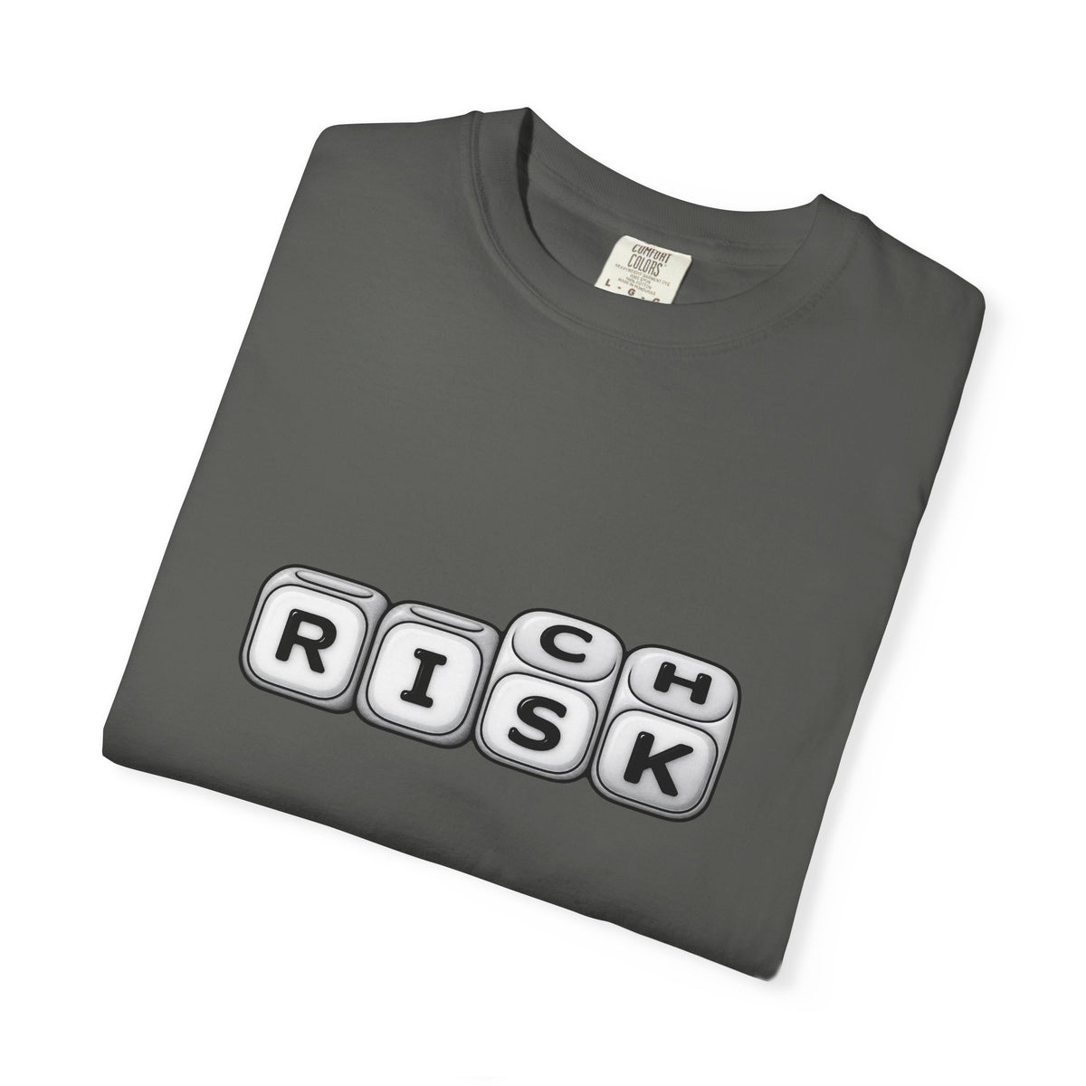 T-Shirt — 'RISK' Dice Block Graphic Tee
