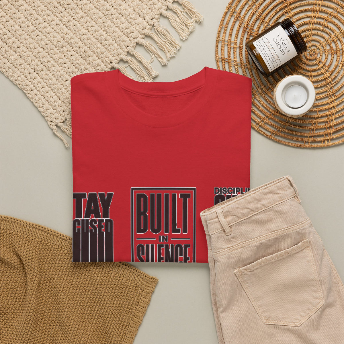 Stay Focused Tee — Motivational Graphic T‑Shirt