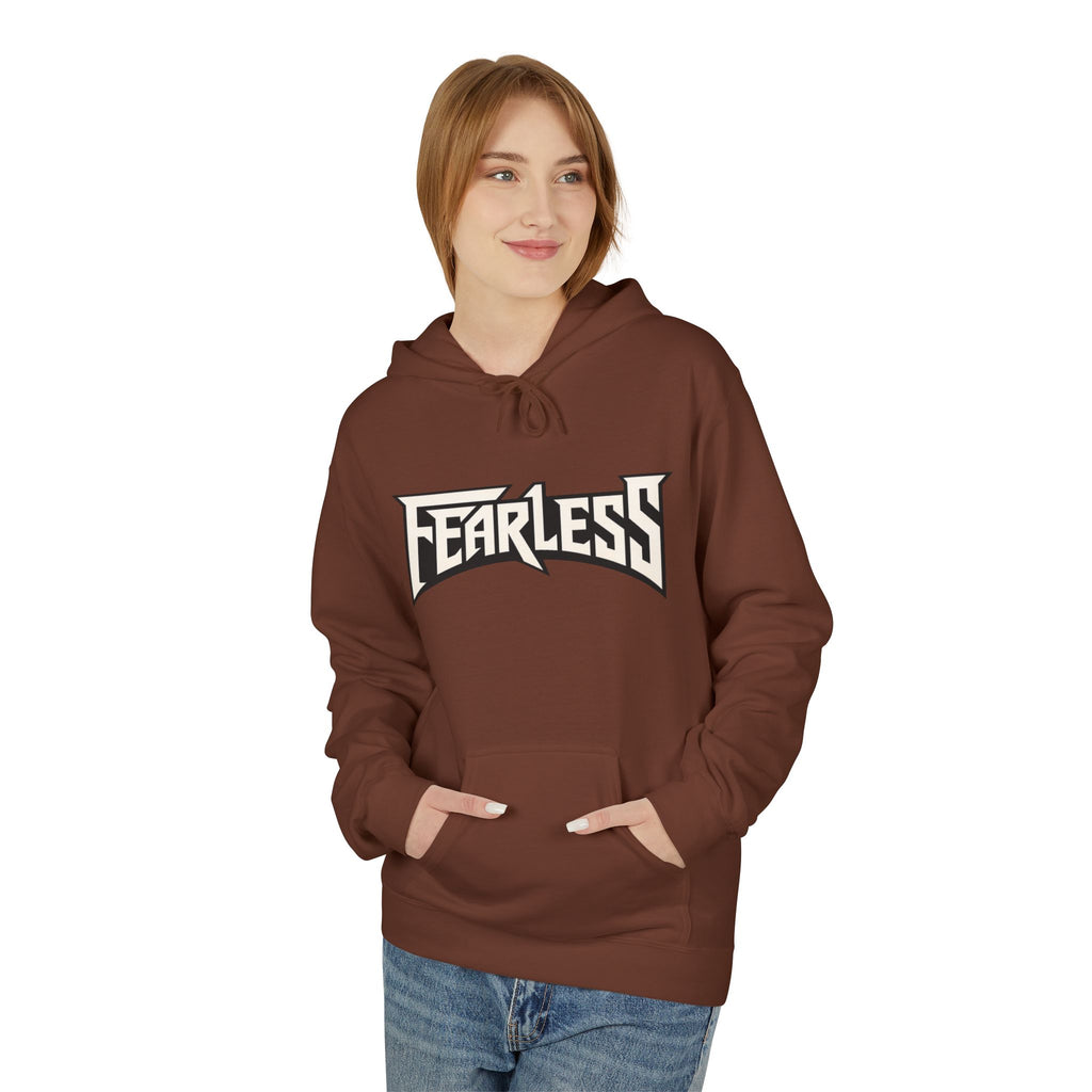 Fearless Graphic Hoodie — Bold Retro Logo Pullover
