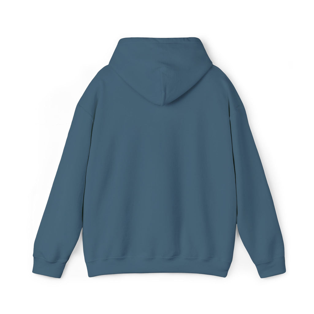 Risk/Reward Graphic Hoodie — “RISK | RICH” Distressed Text Sweatshirt