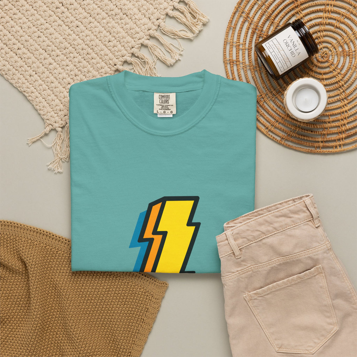 Lightning Bolt Graphic T-Shirt