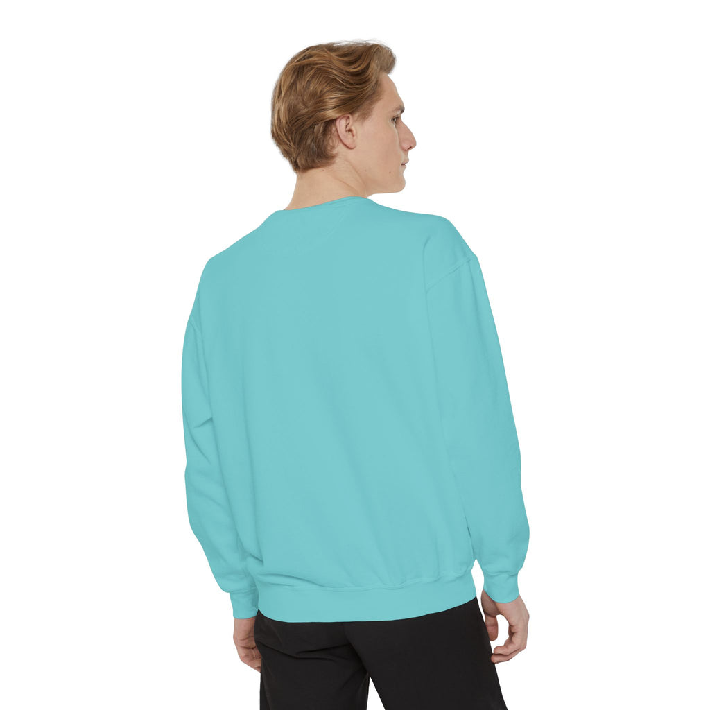 Let Me Distract You Sweatshirt — Colorful Retro Graphic Crewneck