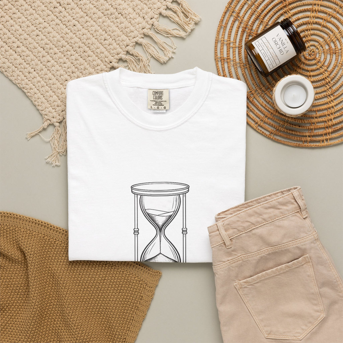 Trust the Process T-Shirt — Hourglass Graphic Inspirational Tee