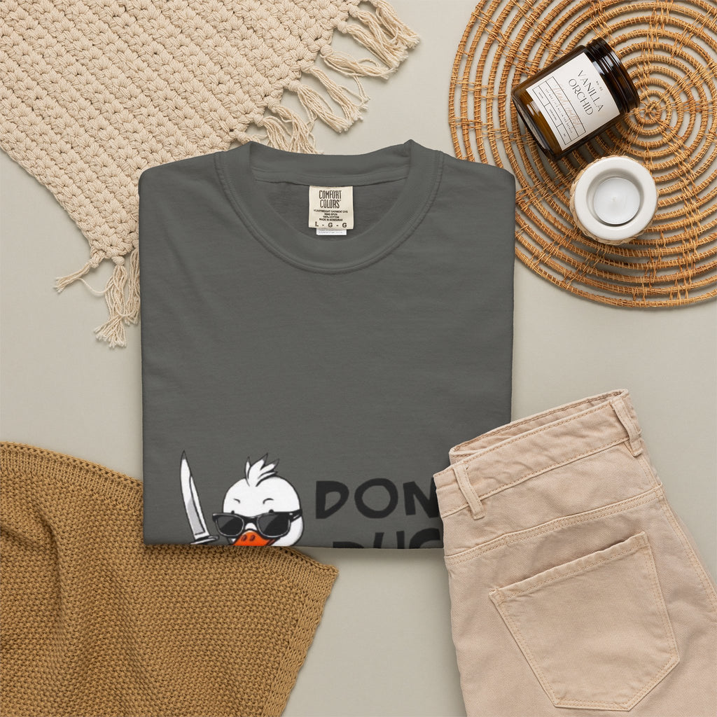 Don't Duck With Me T-Shirt — Funny Angry Duck Graphic Tee