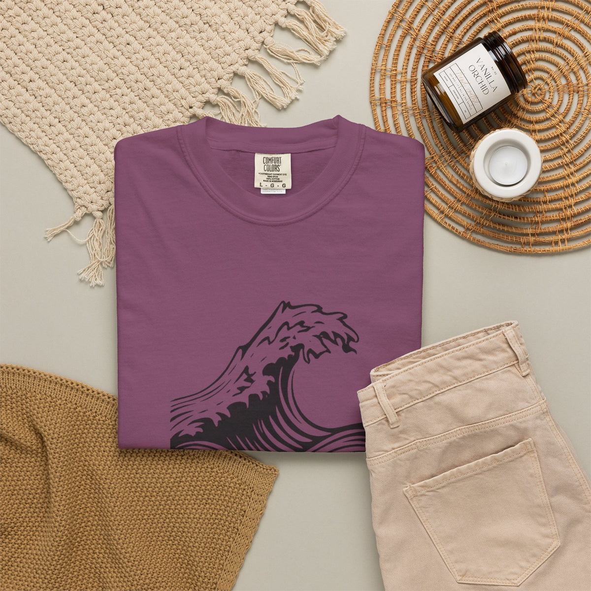 Rise Up Wave T-Shirt — Graphic Ocean Wave Tee