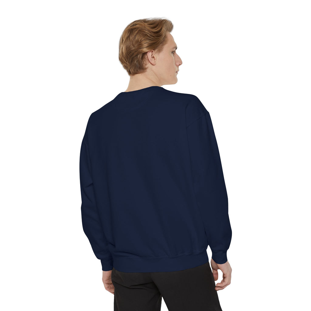 Let Me Distract You Sweatshirt — Colorful Retro Graphic Crewneck