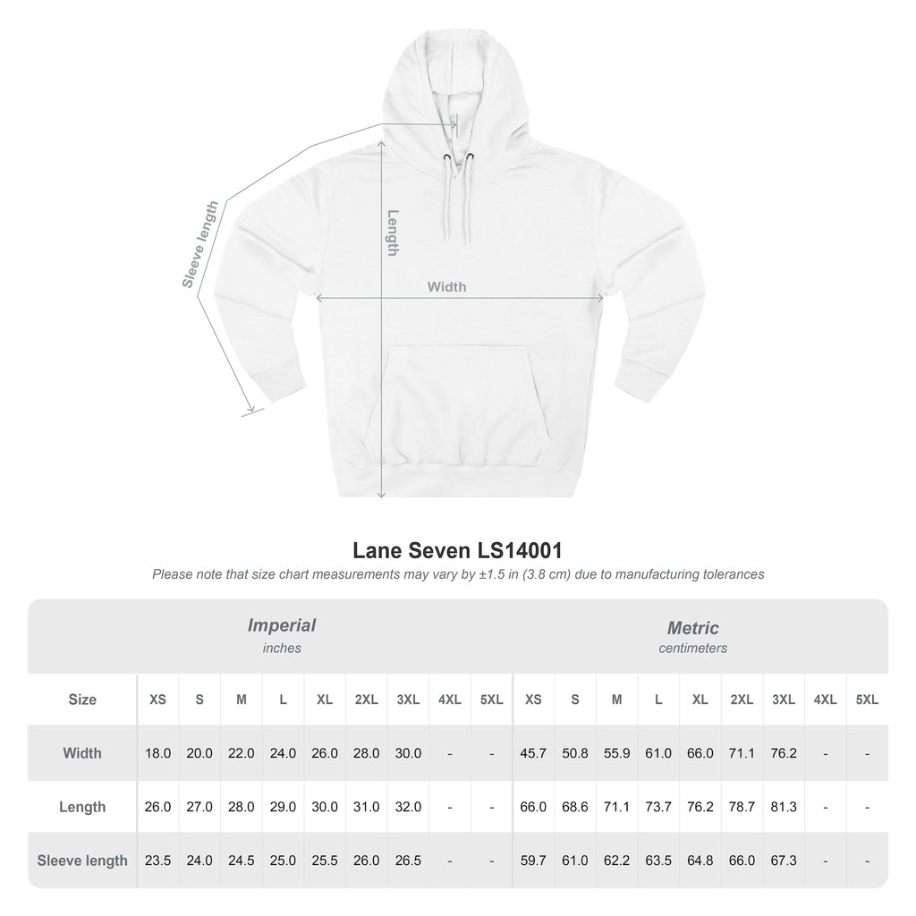 Minimal Compass Hoodie — Small Chest Compass Graphic Pullover