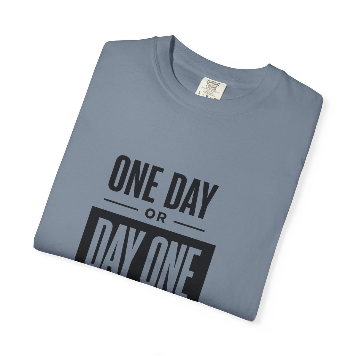 One Day or Day One Motivational T-Shirt