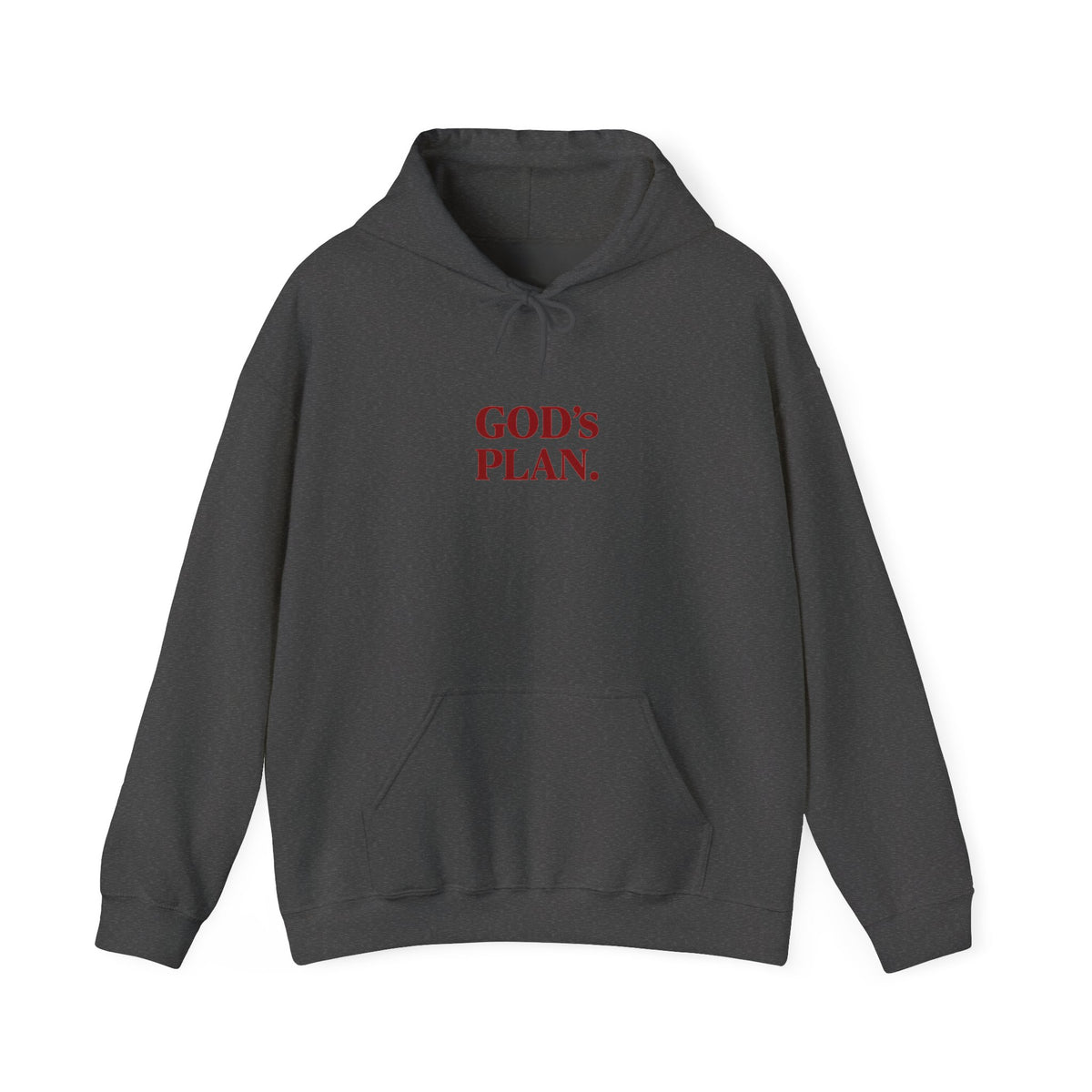 God's Plan Hoodie — Faith-Inspired White Pullover