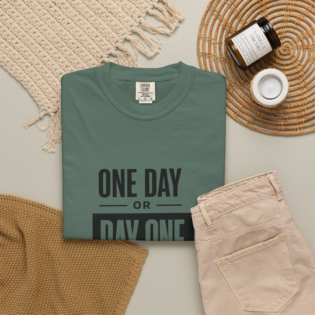 One Day or Day One Motivational T-Shirt