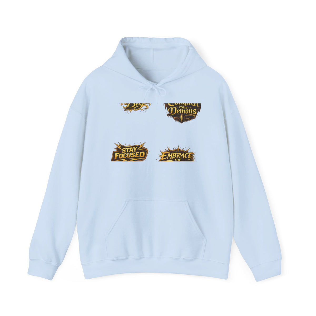 Stay Focused Hoodie — Motivational Graphic Pullover