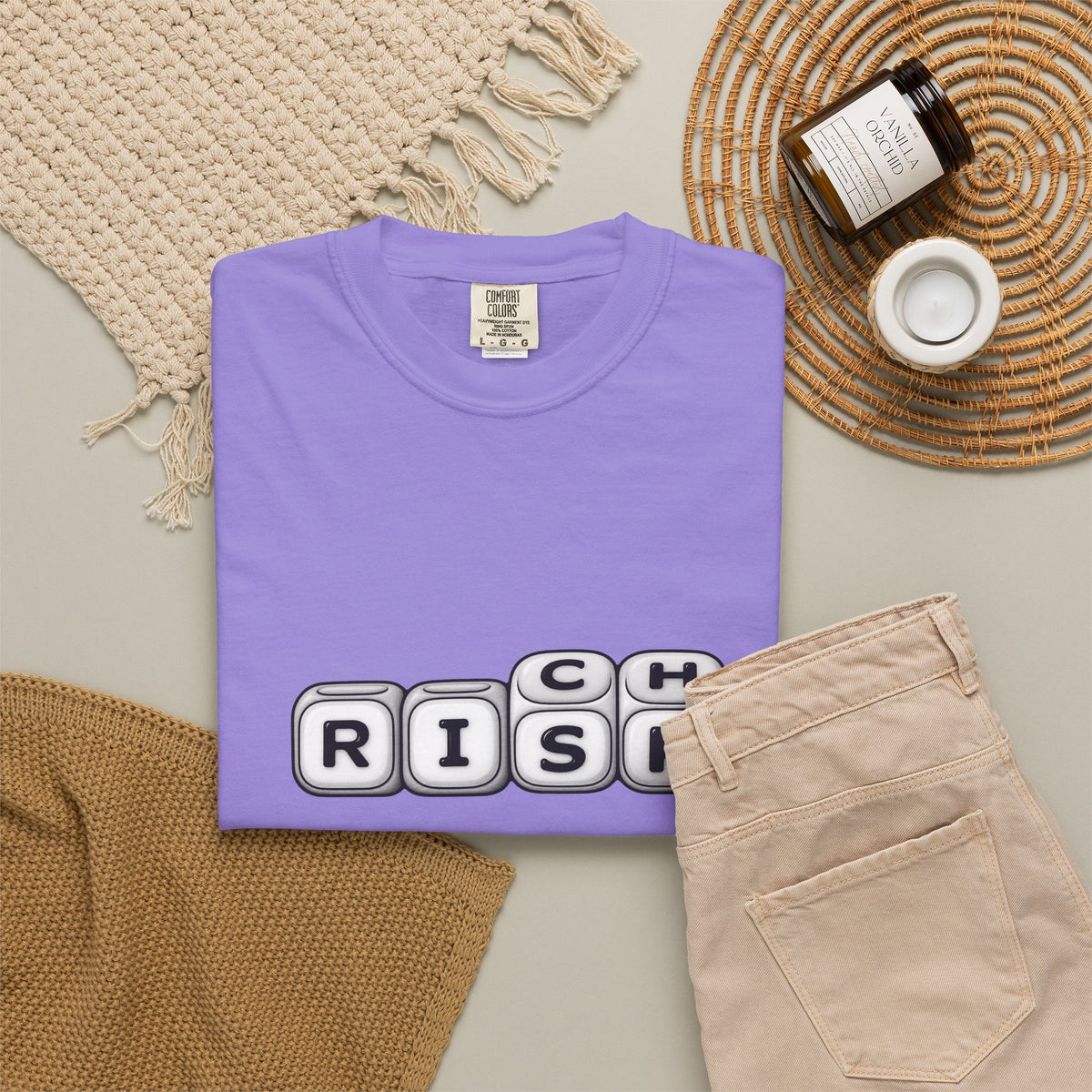 T-Shirt — 'RISK' Dice Block Graphic Tee