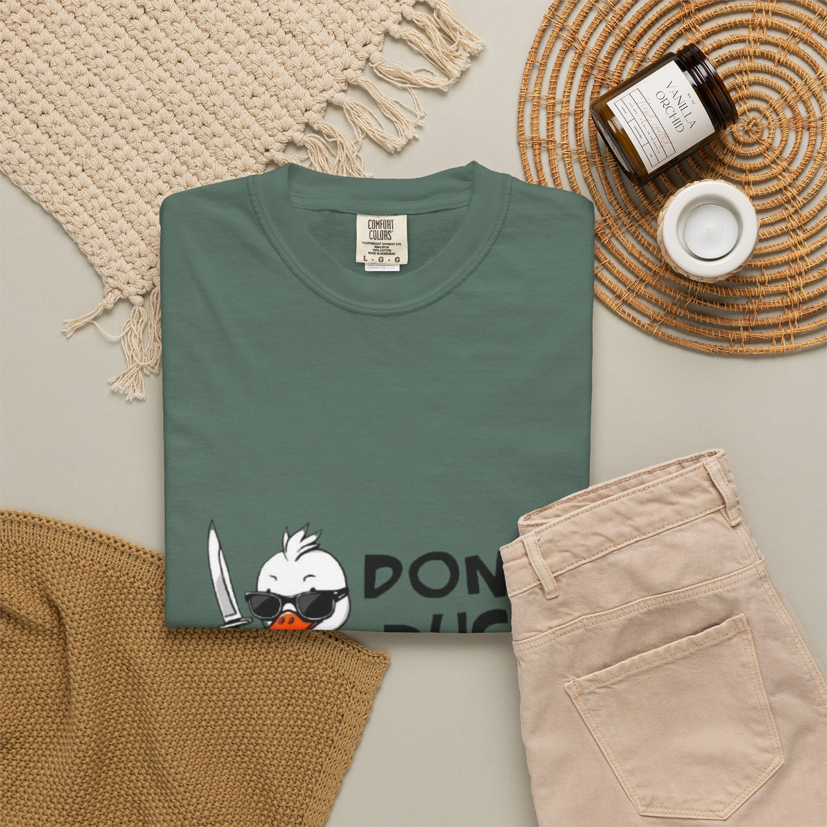 Don't Duck With Me T-Shirt — Funny Angry Duck Graphic Tee