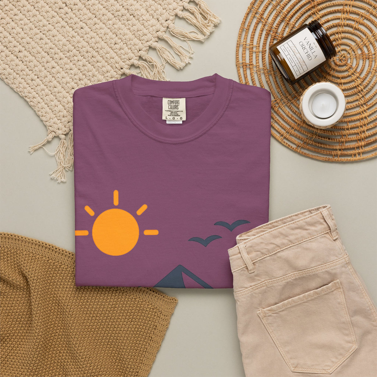 Mountain Sunrise T-Shirt — Scenic Outdoor Graphic Tee