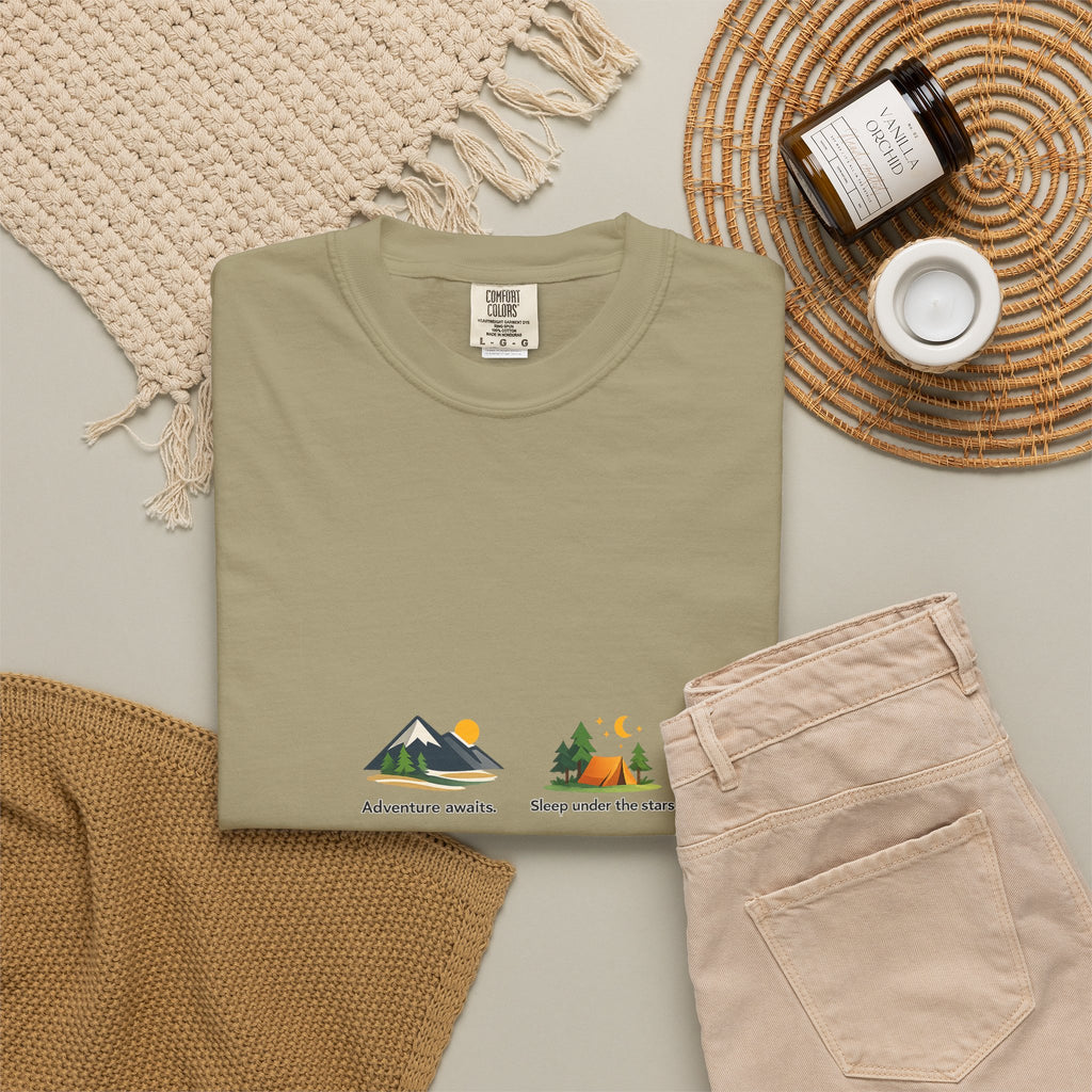 Vintage Surf Van T-Shirt – "Stay Groovy" Retro Beach Tee