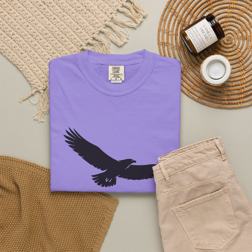 Rise Above Eagle T-Shirt — Inspirational Eagle Graphic Tee