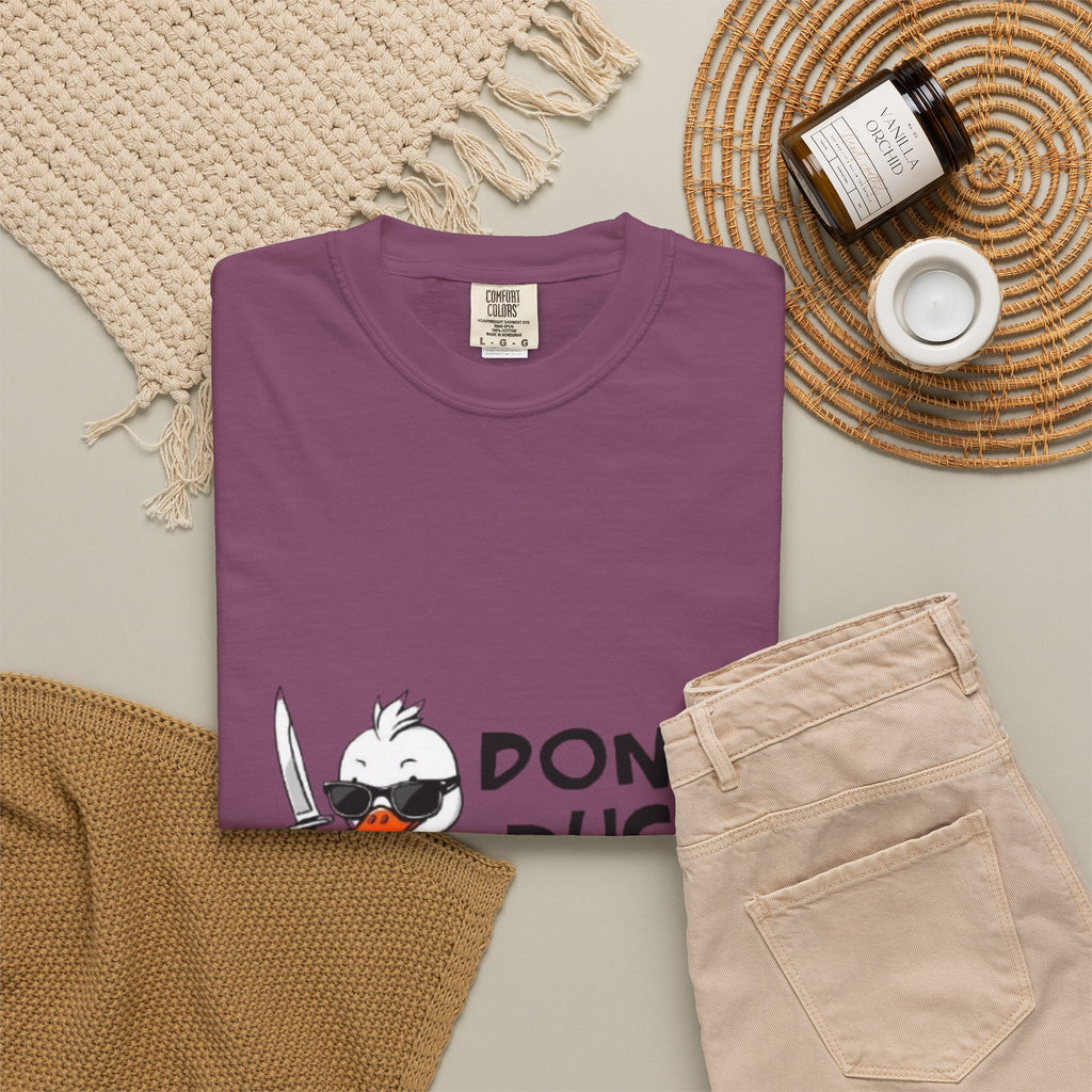 Don't Duck With Me T-Shirt — Funny Angry Duck Graphic Tee