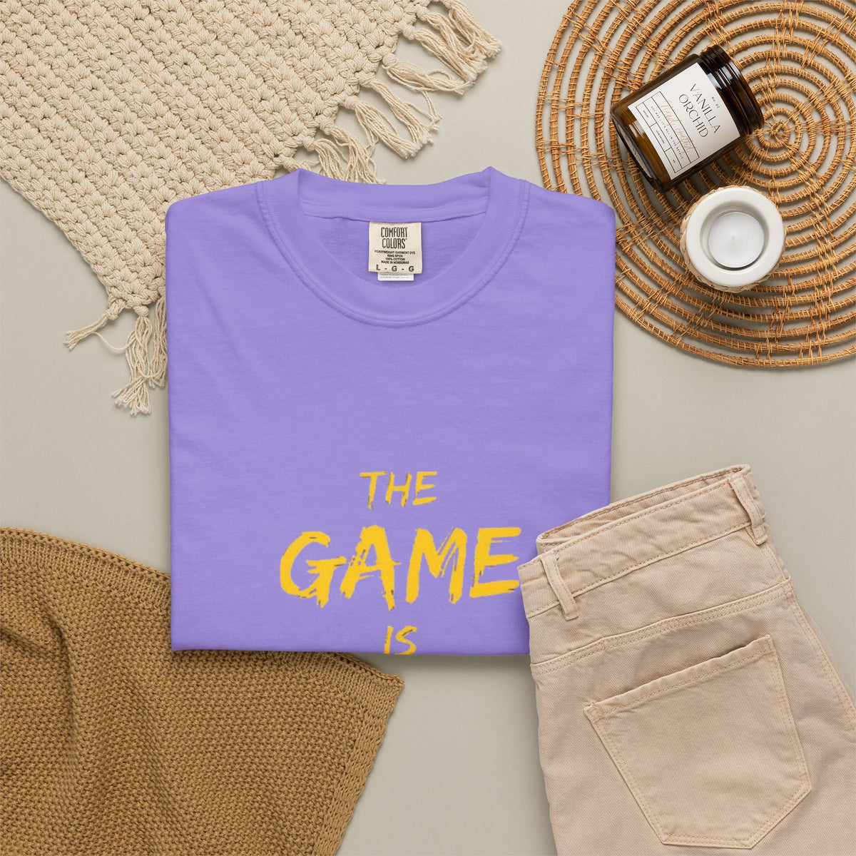 T-Shirt — “The Game Is Not Over” Motivational Graphic Tee