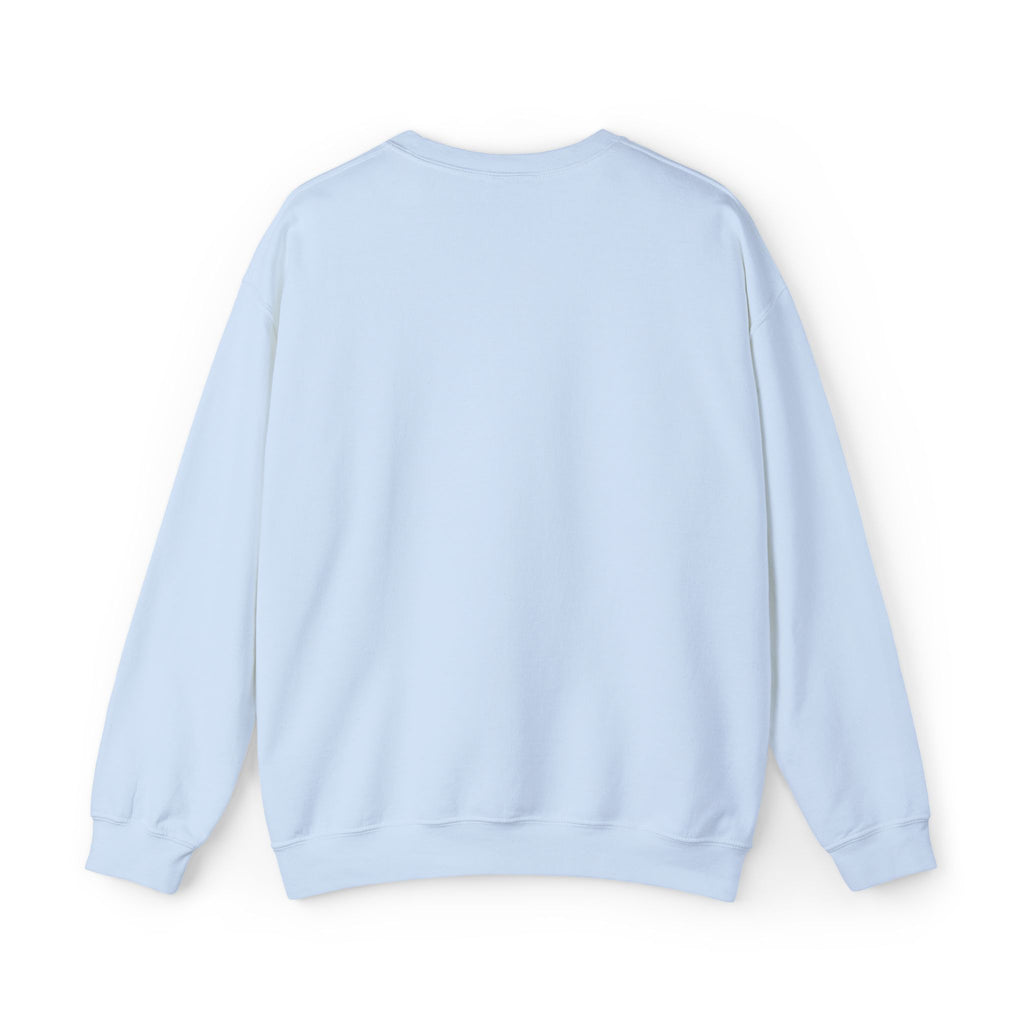 Live In The Moment Crewneck Sweatshirt — Minimal Clock Graphic Embroidered